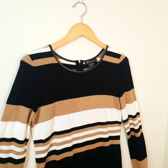 Long sleeve stripped sweater dress - Picture 6 of 8